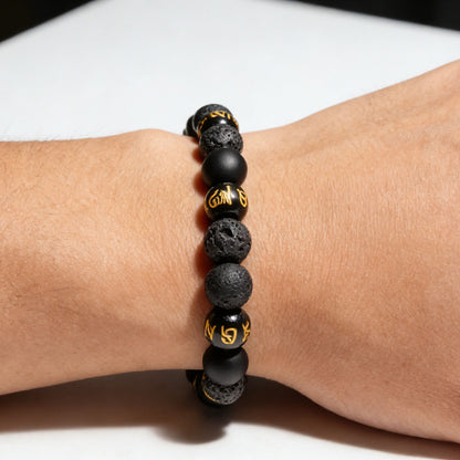 mens black bead bracelet,
mens bracelet black,
black mens bracelet,
black bracelet mens,
men black bracelet